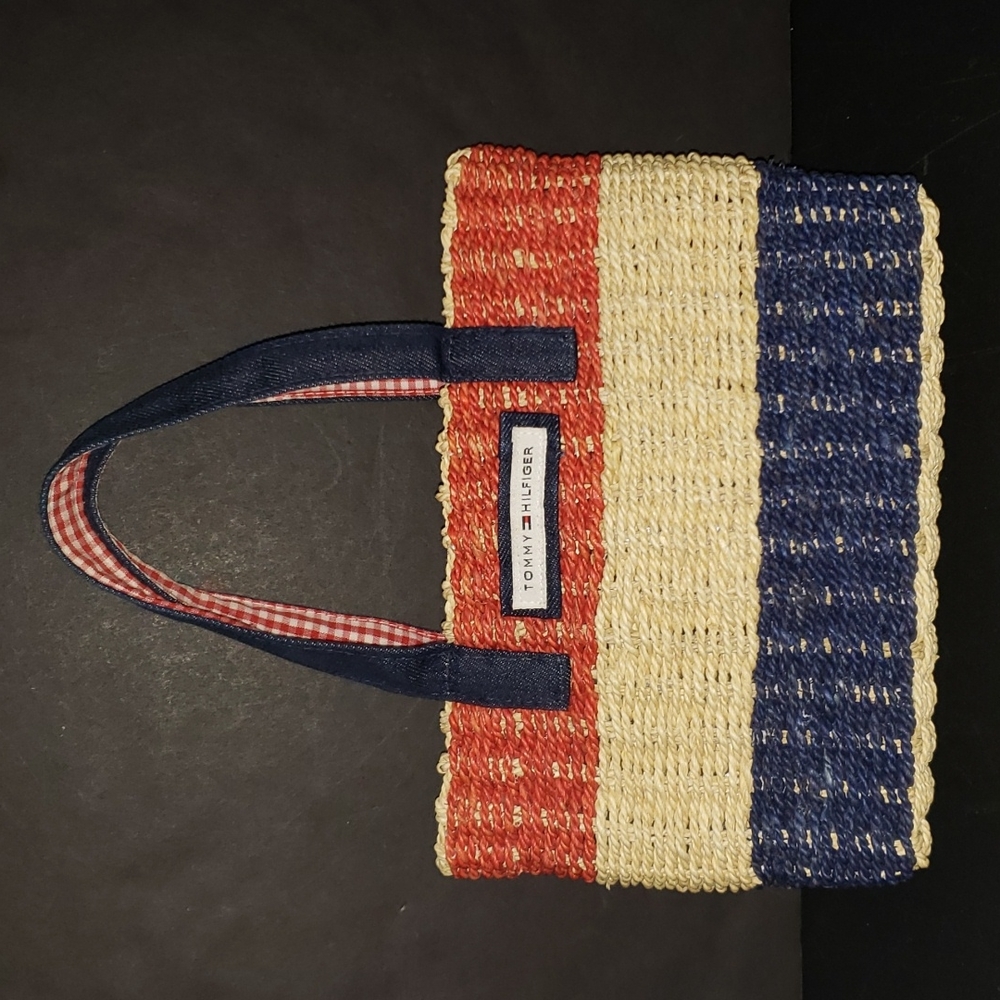 Tommy Hilfiger Straw Handbag